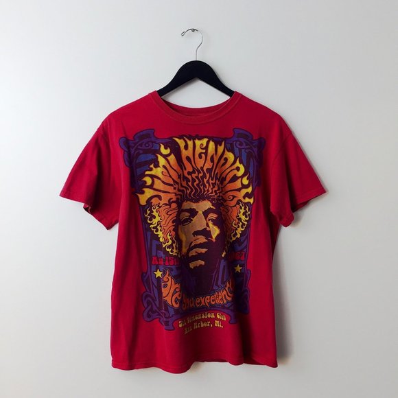 Vintage Style Jimi Hendrix T Shirt American Singer Musician Songwriter Medium - Picture 7 of 9